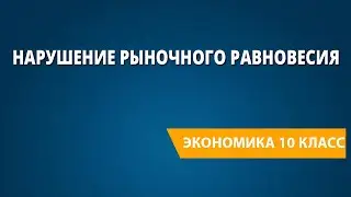 Нарушение рыночного равновесия