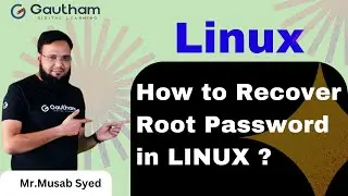 Linux Tutorials - Musab Syed | How to Reset or Recover Root Password in Linux | Linux Tutorials 2024