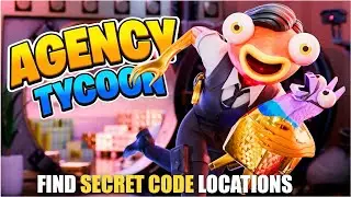 AGENCY SPY TYCOON MAP FORTNITE CREATIVE - FIND SECRET CODE LOCATIONS (REDEEM CODE)