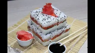 СУШИ ТОРТ!!🍣 Готовить проще чем роллы!!