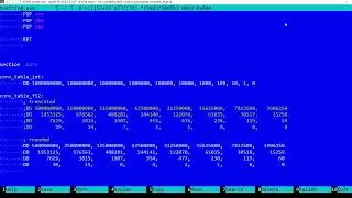 Convert 32bit floating point numbers to string and display in assembly language