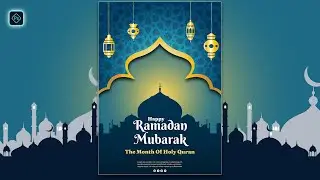 Ramadan Kareem Flyer Design in Photoshop Tutorial