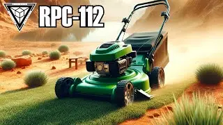 RPC-112 Lawnmower: Living lawn mower that mows grass in the Mojave Desert