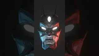 Creating the Batman Oni Mask in Zbrush. #zbrush #batman