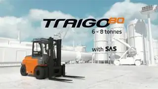 Toyota Traigo80 6-8 tonnes - heavy-duty electric forklift