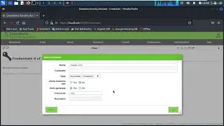 how to configure credentials for scan testing in openvas tool in kali linux