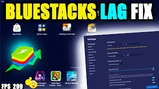 Bluestacks Best Setting For Low End Pc  | Fix Lag & Boost Fps In Bluestacks 2024 |