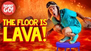 The Floor is Lava Dance! 🌋 /// Danny Go! Kids Brain Break Activity Songs