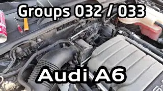 Fuel trim groups 032 033 Audi A6C6 fuel mixture poor or rich