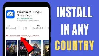 Paramount Plus App Install Any Country | Paramount+ Not Available In Your Country