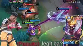 FRANCA DAMAGE DESTROYED PAQUITO IN EXP LANE! | MLBBB