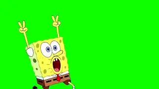 Chroma Key Running SpongeBob (The SpongeBob SquarePants Movie)   Green Screen