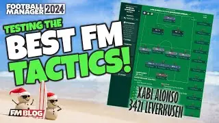 Testing The Best FM24 Tactics - Xabi Alonso 3-4-2-1 V2 Leverkusen | Football Manager 2024