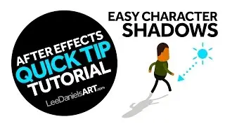 After Effects Tutorial | QUICK TIP | Easy Character Shadows