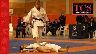 Karate Girl Knockout Kick Simply Amazing