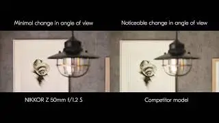 Focus breathing performance comparison: NIKKOR Z 50mm f/1.2 S