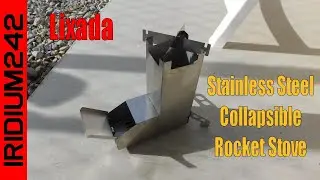 Lixada Collapsible Stainless Steel Rocket Stove