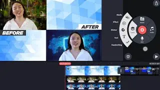 How to Replace Background without Greenscreen in Kinemaster | Kinemaster editing