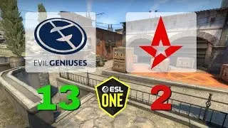 How EG Won 13 rounds on CT Inferno Versus Astralis (ESL One NY)