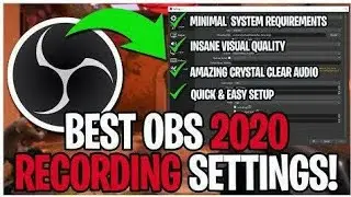 Best OBS Recording Settings For Low End PC 🔴 | 1080p60 NO LAG | Updated 2020! Game Live Streaming.