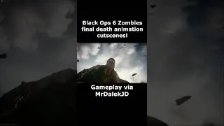 Game Over Death Cutscene Animation in Black Ops 6 Zombies! (COD BO6 Zombies Liberty Falls Gameplay)