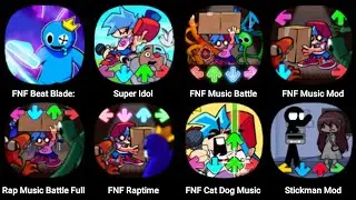 FNF Beat Blade, Super Idol, FNF Beat Shooter, Rap Music Battle, FNF Raptime, FNF Cat Dog