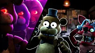 FOXY & FREDDY REACT TO OFFICIAL FIVE NIGHTS AT FREDDYS MOVIE TRAILER BLENDER ANIMATION #fnafmovie