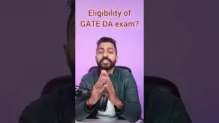 Who can give GATE DA exam?