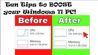 Top 10 tips to boost your Windows 11 PC! | MS HI | Plus, this video tells how to do the tips!