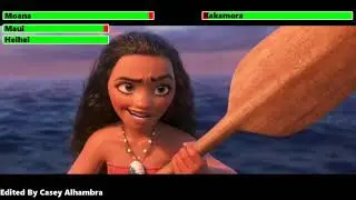 Moana (2016) Kakamora Attack with healthbars