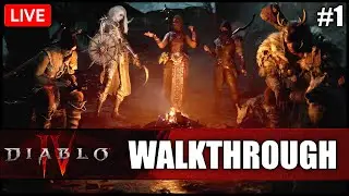 🔴Diablo 4 Full Game Walkthrough Part 1 - Playing as Rogue