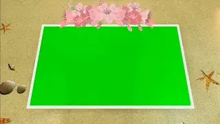 Photo Video Green frame animation effects HD video