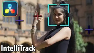 How To Basic Motion Track ANY Objects Using IntelliTrack In Davinci Resolve 19