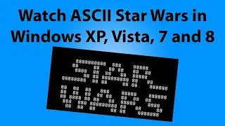 How to view Star WAR in ASCII code Using Command prompt in Windows XP/7/8/10 || Telnet Client