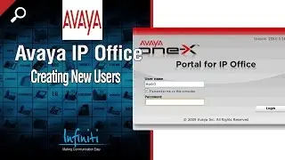 Creating New Users in Avaya IP Office Manager [Infiniti Telecommunications]