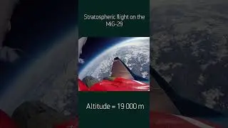 Stratospheric flight on the MiG 29