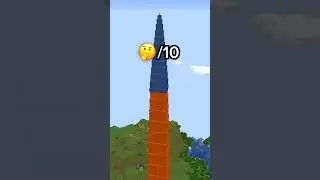 Minecraft BIGGEST Cobblestone Tower HACK 🤯