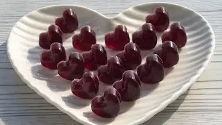 Domaće gumene bombone / Homemade gummy candies/ za pola sata od samo 3 sastojka/ 3 ingredients