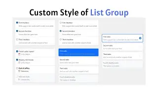 ★PyQt Style Sheets ★ Custom List Group