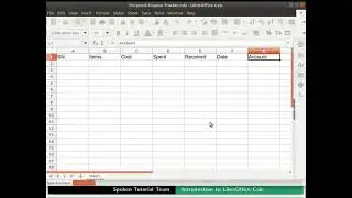 Introduction to LibreOffice Calc-English