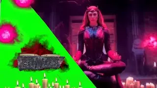 Green Screen and Black Screen Scarlet Witch Dream Walk and Darkhold video effects