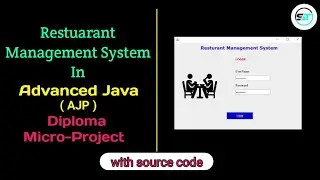 Restaurant management system project in advanced Java | #diplomaprojects #javaproject #microproject