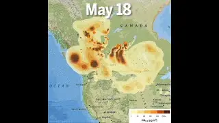 Video: Wildfire smoke spreading across Western Canada