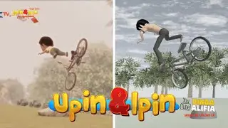 Tiru Aksi Upin Ipin Basikal Kawanku Ijat Jatuh Dari Sepeda | Upin & Ipin Terbaru 2024