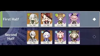 4.5/4.6 Spiral Abyss, Arlecchino & Chibi Squad - (Floor 12, 9★)