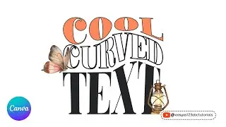 Curved Retro Text Effect