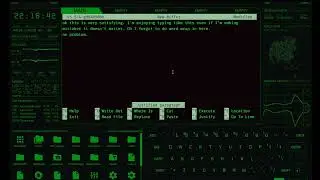 playing with "edex-eu" (using matrix theme): a sci-fi inspired console for Windows