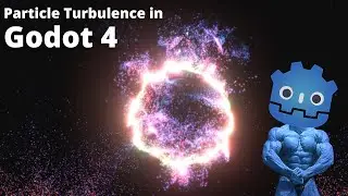 Godot Engine 4.x: Turbulence for 2D +3D Particles (preview)