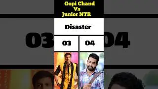 Gopi Chand vs Junior NTR all blockbuster & hit movie list #gopichand#vs#juniorntr#tollywood