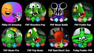 Pibby Vs Annoying Orange, FNF Sliced, FNF Rainbow Friends, FNF Playtime, FNF Showtime, Beat Shoot